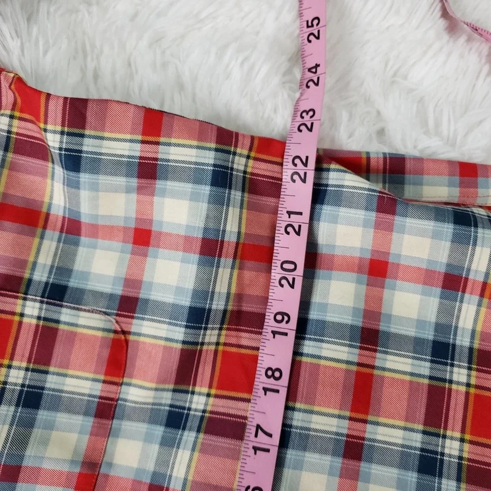 Cabela's men red plaid button up shirt Sz large - Picture 3 of 8